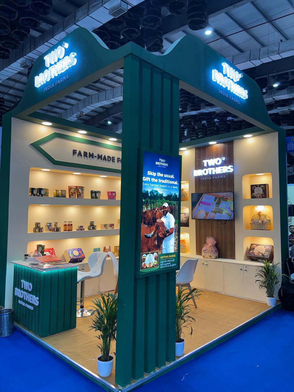 Two Brothers exhibition booth