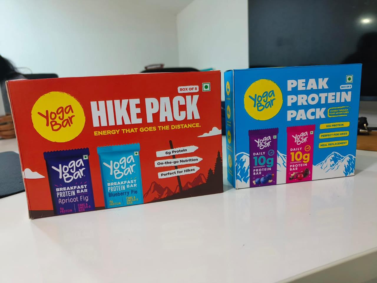 Yoga Bar Hike Pack and Peak Protein Pack