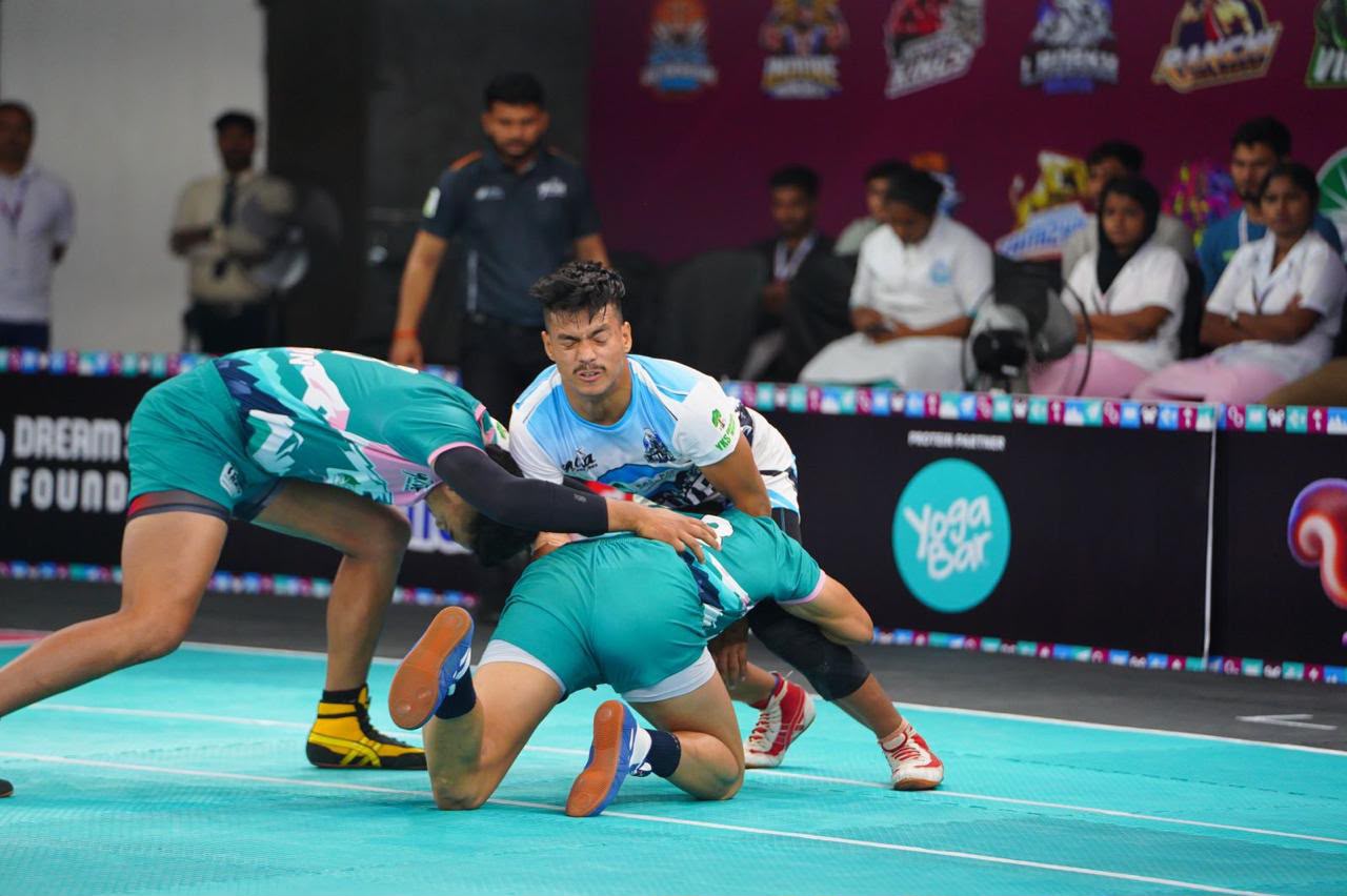 Yoga Bar branding at a kabaddi event